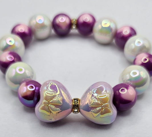 Eleganz in Lila und Rosa