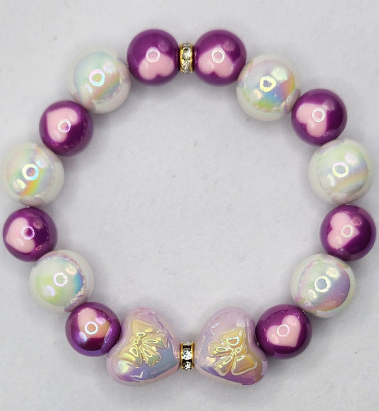 Eleganz in Lila und Rosa